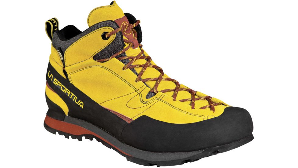 La Sportiva Boulder X Mid GTX Approach Boot - Men's-Nugget-46-Medium