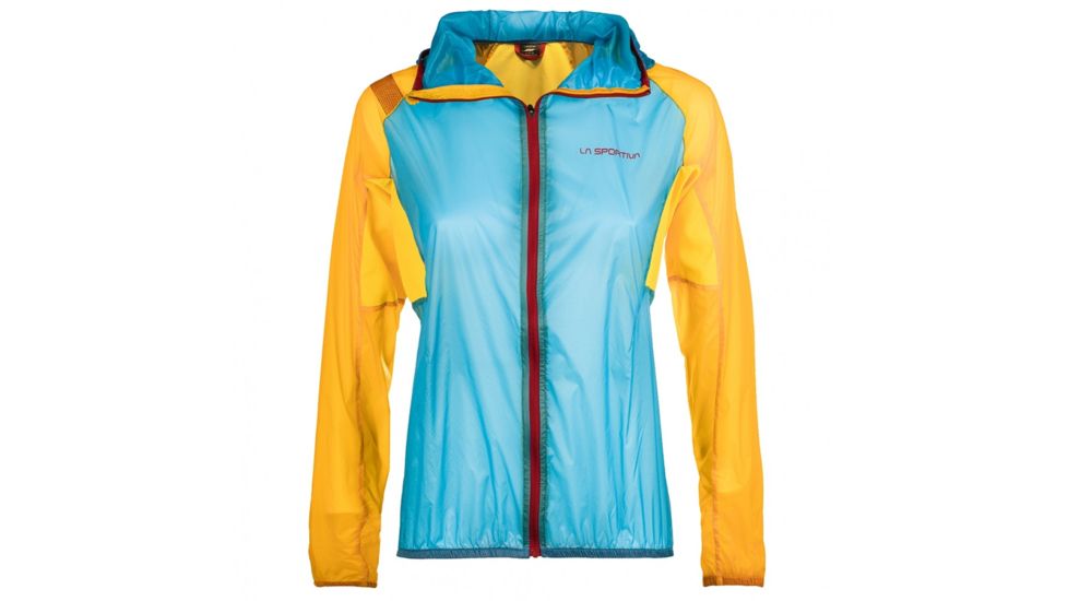 La Sportiva Briza Windbreaker Jacket - Women's, Malibu Blue/Yellow, Extra Small K63-602100-XS