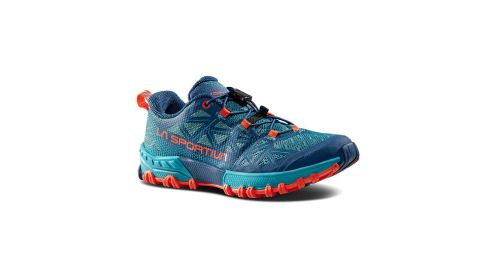 La Sportiva Bushido II Jr Shoes - Kids, Lagoon/Storm Blue, 32, 56L-638639-32