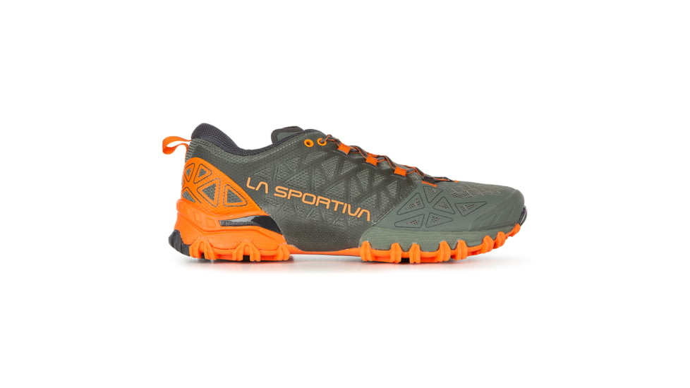 La Sportiva Bushido II Running Shoes - Mens, Clay/Tiger, 43, 36S-909206-43