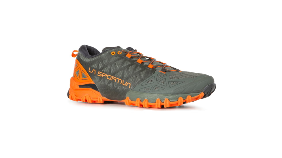 La Sportiva Bushido II Running Shoes - Men's, Clay/Tiger, 41.5, 36S-909206-41.5
