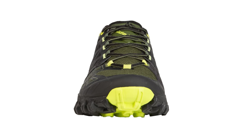 La Sportiva Bushido II Running Shoes - Mens, Olive/Neon, 45.5, 36S-719720-45.5