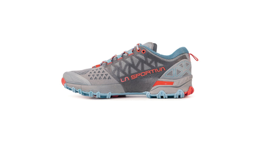 La Sportiva Bushido II Running Shoes - Womens, Moon/Paprika, 40.5, 36T-913318-40.5