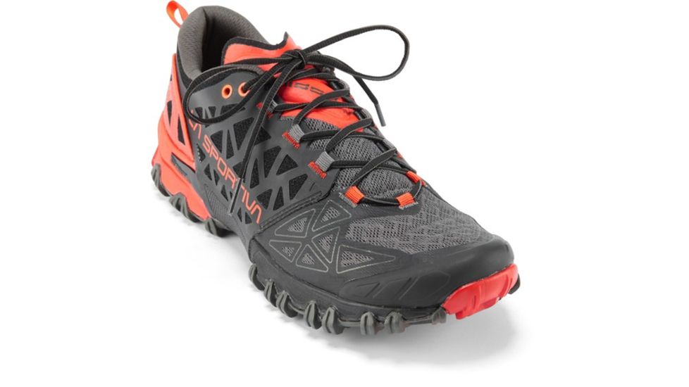 La Sportiva Bushido II Trailrunning Shoes - Mens, Carbon/Tangerine, 46.5, 36S-900202-46.5