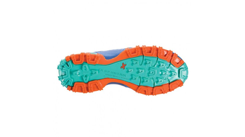 La Sportiva Bushido II Trailrunning Shoes - Womens, Marine Blue/Aqua, 38, 36T-612615-38