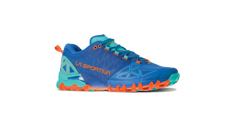 La Sportiva Bushido II Trailrunning Shoes - Womens, Marine Blue/Aqua, 38, 36T-612615-38