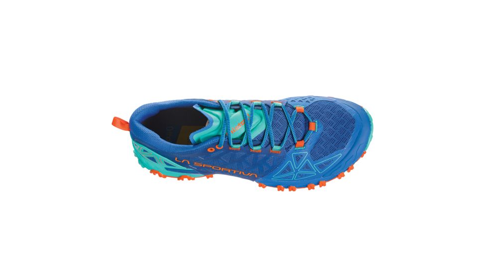 La Sportiva Bushido II Trailrunning Shoes - Womens, Marine Blue/Aqua, 38, 36T-612615-38