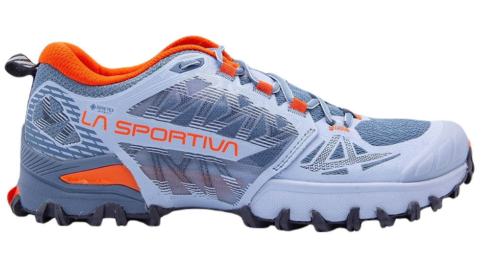 La Sportiva Bushido III GTX Shoes - Women's, Stone-Blue/Moonlight, 42, 56Y-645644-42