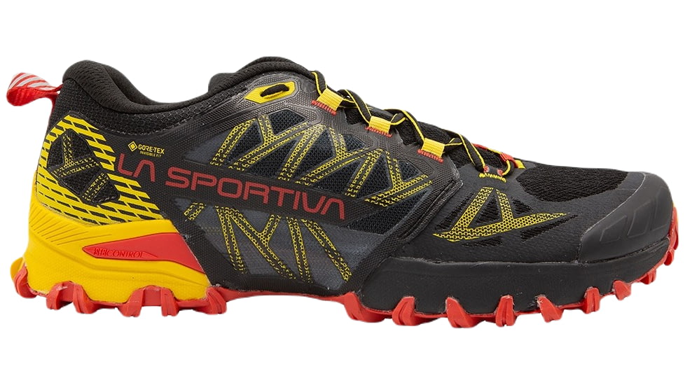 La Sportiva Bushido III GTX Wide Trailrunning Shoes - Men's, Black/Yellow W, 45.5, 56Z-999100W-45.5