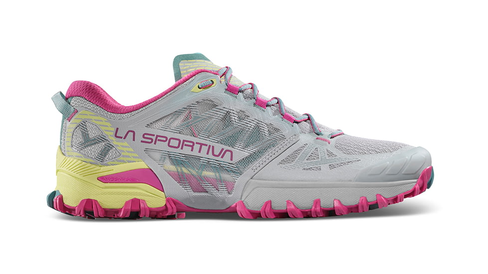 La Sportiva Bushido III Wide GTX Road Running Shoes - Women's, Moon/Springtime W, 39, 56V-913411W-39