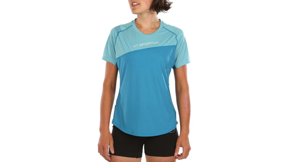 La Sportiva Catch T-Shirt - Women's, Neptune/Pacific Blue, Small, K85-619621-S