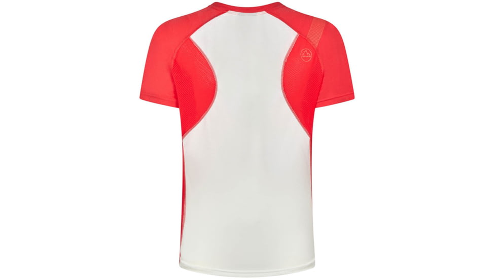La Sportiva Catch T-Shirt - Womens, White Hibiscus, Extra Small, K85-000402-XS