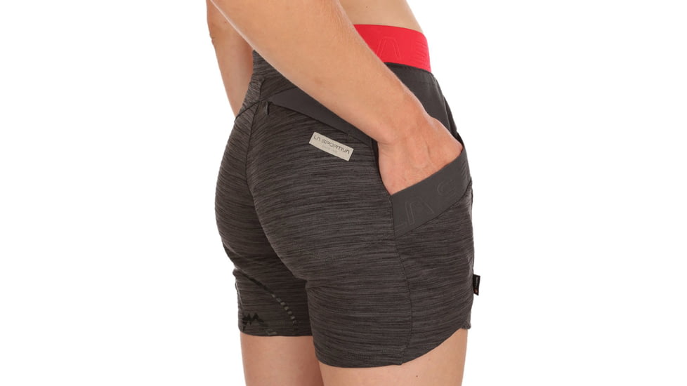 La Sportiva Circuit Short - Womens, Carbon Hibiscus, Large, I89-900402-L