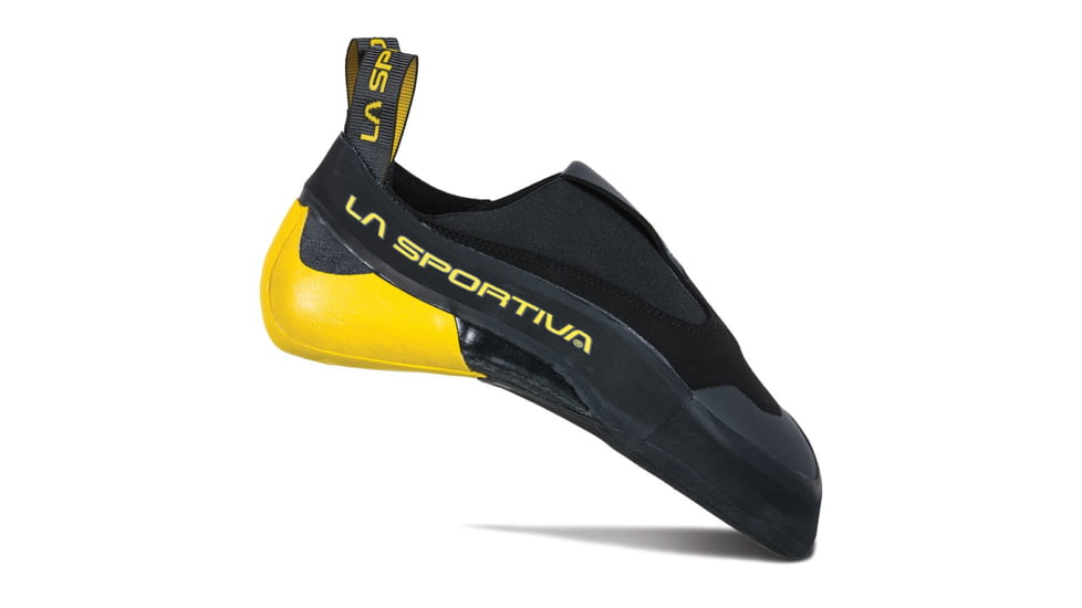 La Sportiva Cobra 4.99 Climbing Shoes - Men's, Black/Yellow, 43.5, Medium, 20Y-999100-43.5