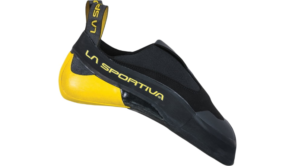 La Sportiva Cobra 4.99 Climbing Shoes - Men's, Black/Yellow, 34.5, ZFCS017-K00Y00-34.5