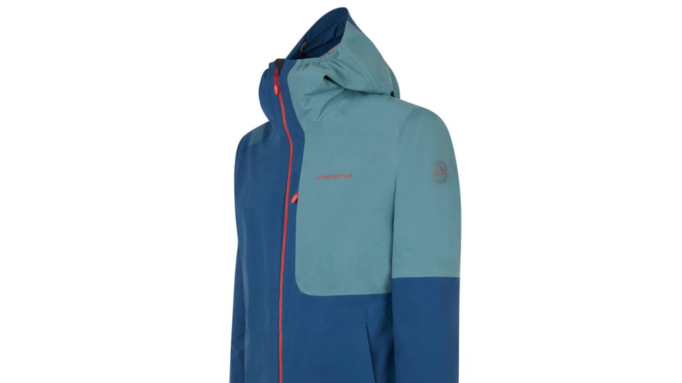 La Sportiva Crizzle Jacket - Mens, Opal/Pine, Medium, L37-618714-M