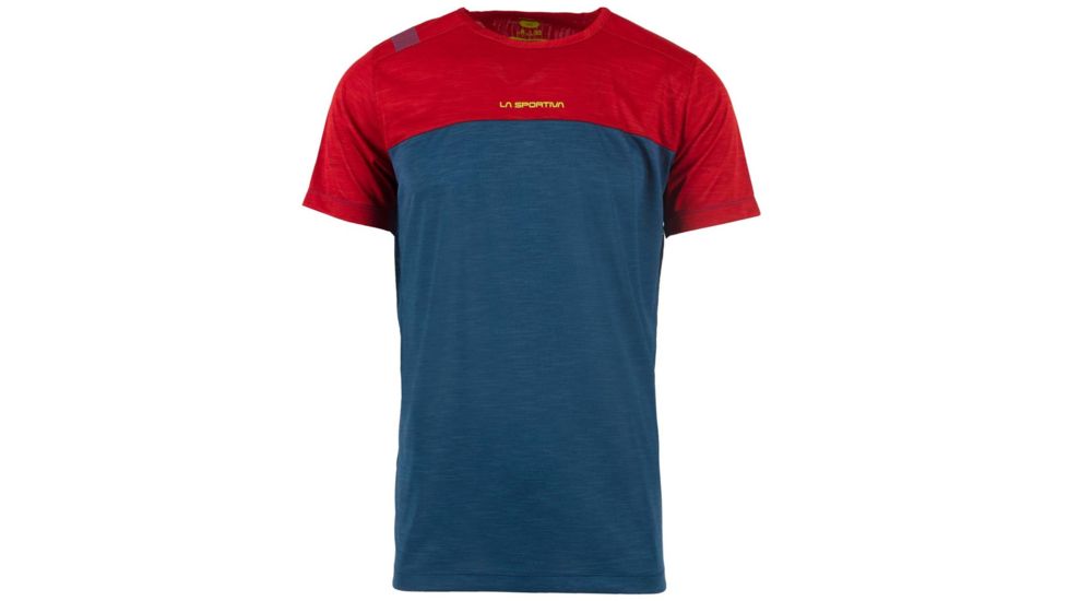 La Sportiva Crunch T-Shirt - Men's, Opal/Chili, Medium, N17-618309-M