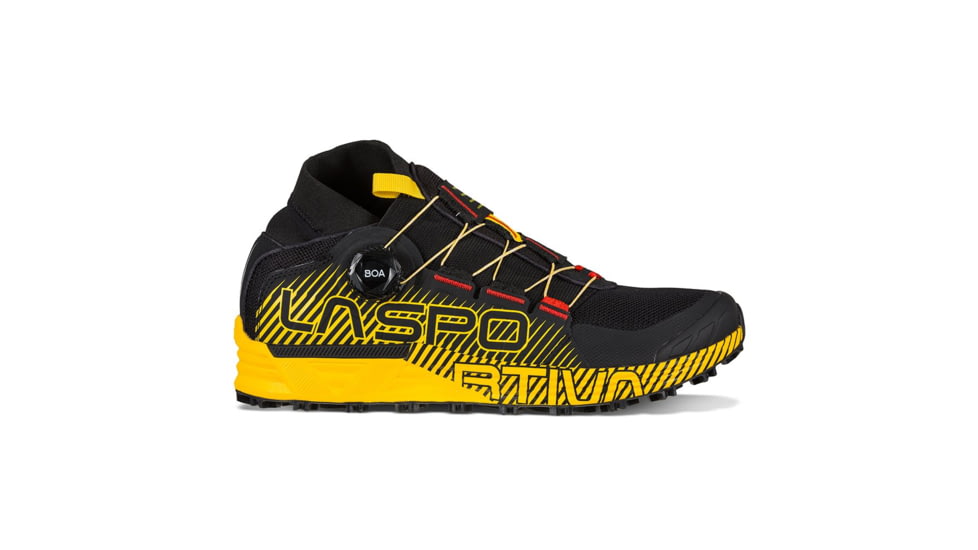 La Sportiva Cyklon Running Shoes - Mens, Black/Yellow, 40.5, Medium, 46W-999100-40.5