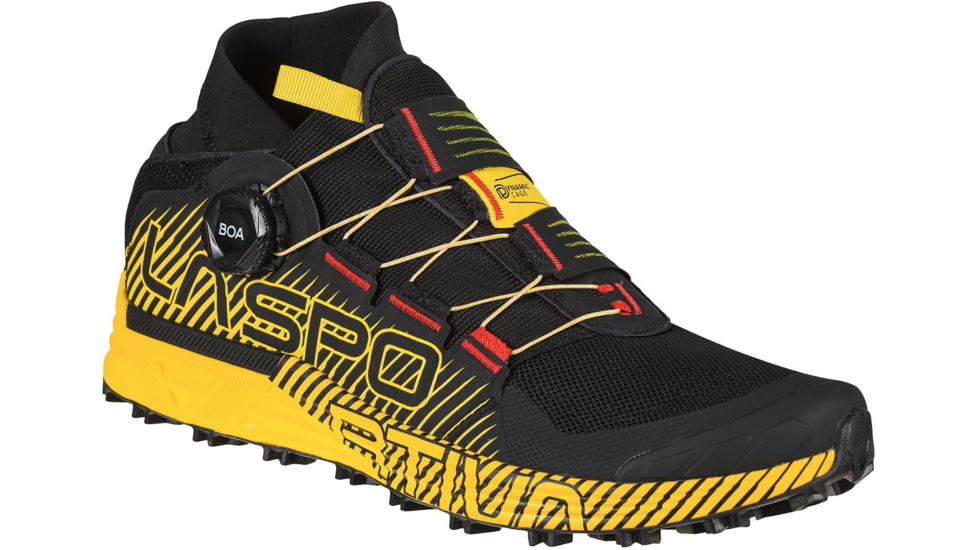 La Sportiva Cyklon Trailrunning Shoes - Mens, Black/Yellow, 45.5, 46W-999100-45.5