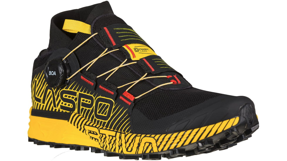 La Sportiva Cyklon Trailrunning Shoes - Mens, Black/Yellow, 45.5, 46W-999100-45.5