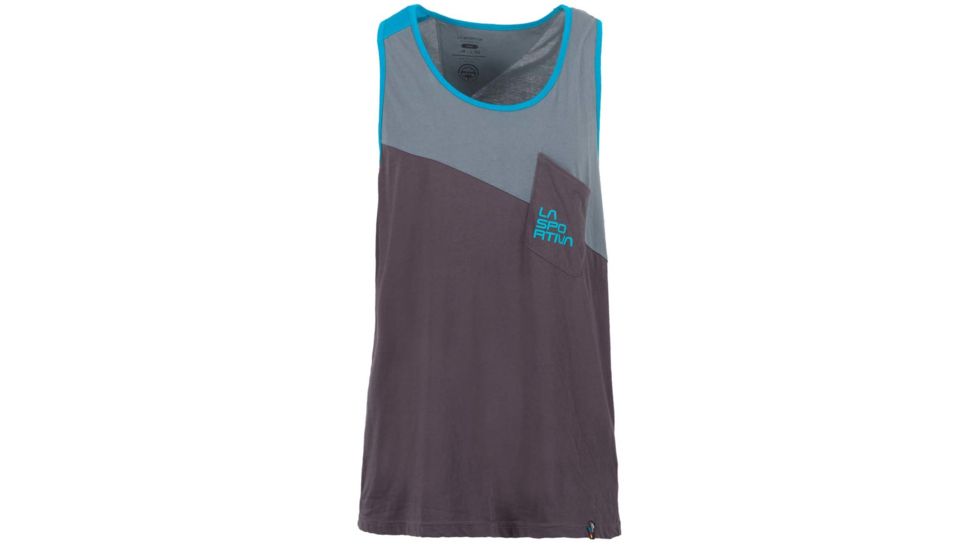 La Sportiva Dude Tank - Men's, Carbon/Slate, Large, H42-900903-L