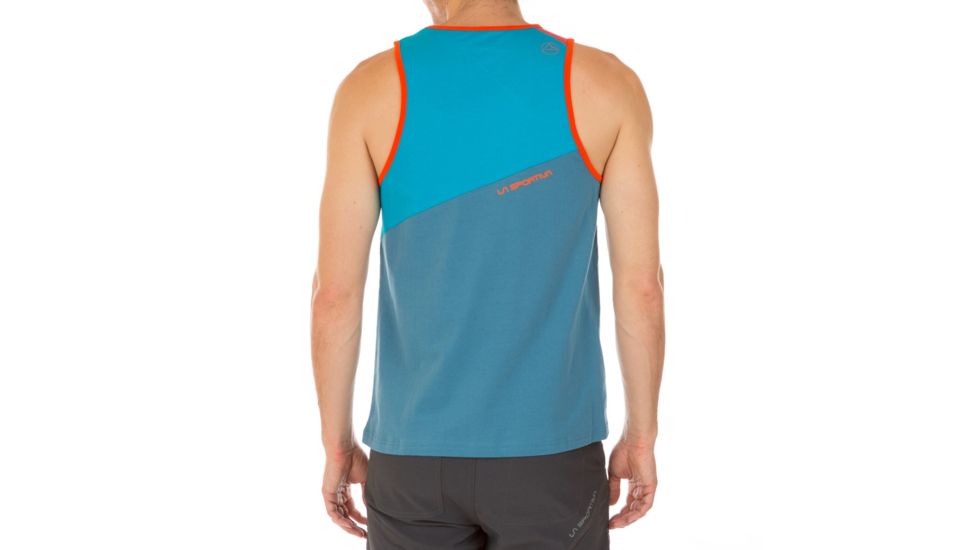 La Sportiva Dude Tank - Men's, Lake/Tropic Blue, Extra Large H42-607614-XL