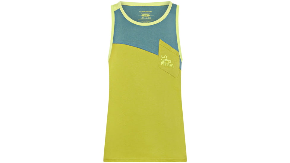 La Sportiva Dude Tank - Men's, Kiwi/Pine, Large, H42-713714-L