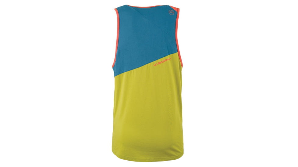 La Sportiva Dude Tank - Mens, Lake/Citronelle, XL, H42-LakeCitronelle-XL