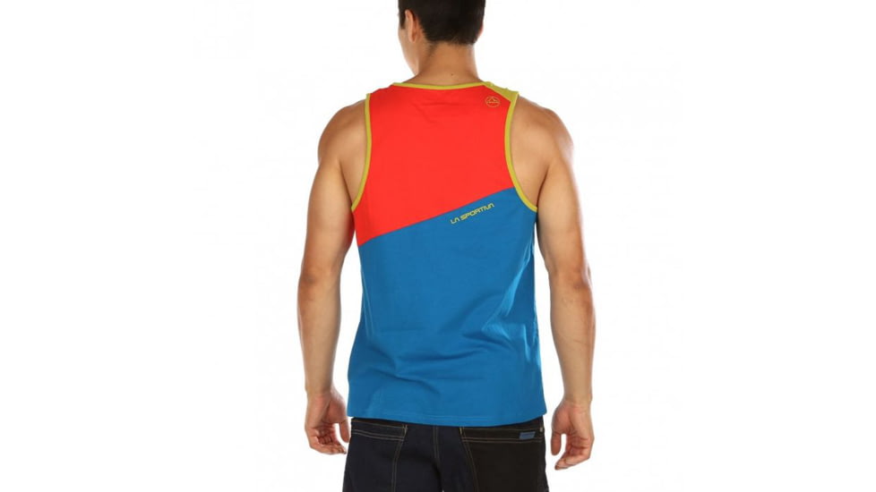 La Sportiva Dude Tank - Mens, Neptune/Poppy, Medium, H42-619311-M