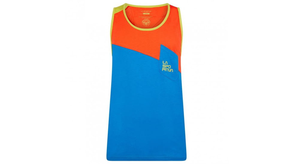 La Sportiva Dude Tank - Men's, Neptune/Poppy, Small, H42-619311-S