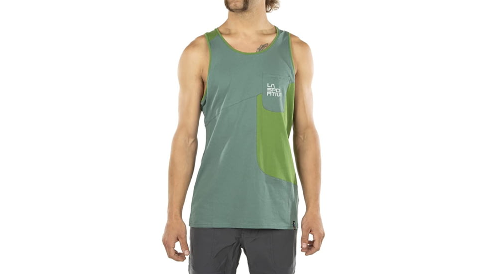 La Sportiva Dude Tank - Mens, Pine/Kale, Large, N43-714718-L