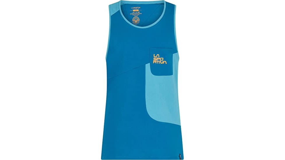 La Sportiva Dude Tank - Mens, Space Blue/Topaz, Medium, N43-623624-M