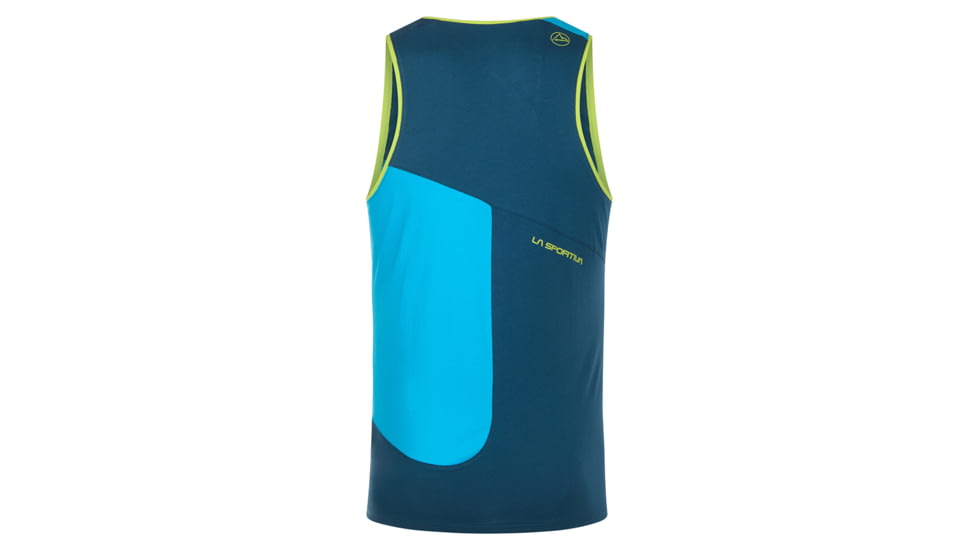 La Sportiva Dude Tank - Mens, Storm Blue/Maui, Medium, N43-639637-M