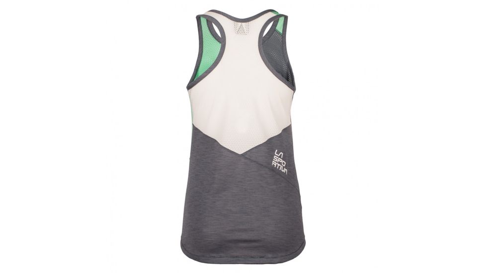 La Sportiva Earn Tank - Women's, Slate/Jade Green, Large I85-903704-L
