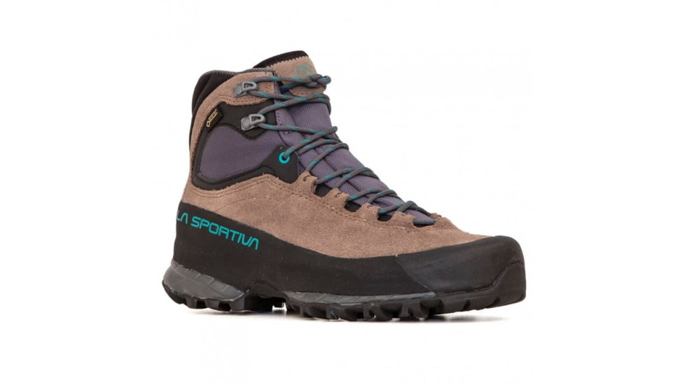 La Sportiva Eclipse GTX Backpacking Shoes - Womens, Taupe/Emerald, 41.5, 27L-801608-41.5