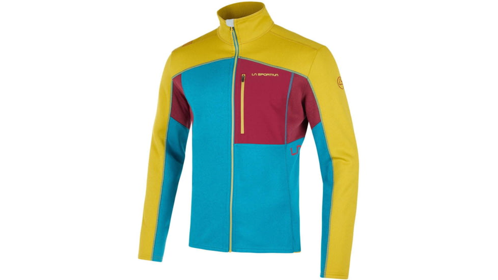 La Sportiva Elements Jacket - Mens, Crystal/Moss, Extra Small, L68-635723-XS