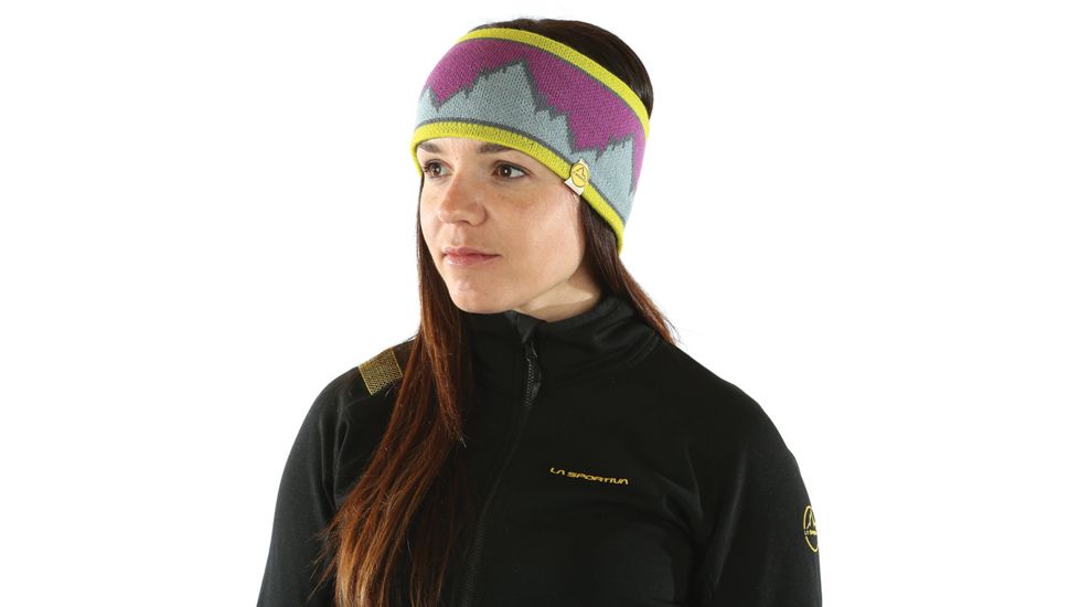 La Sportiva Elysium Headband - Men's-Purple/Stone Blue-L/XL