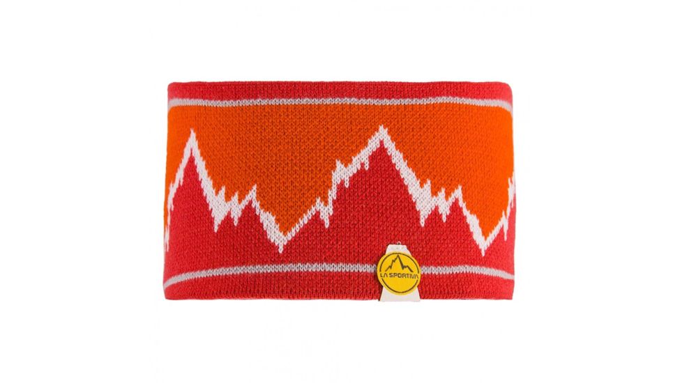 La Sportiva Elysium Headband, Pumpkin/Garnet, Small, X71-204308-S