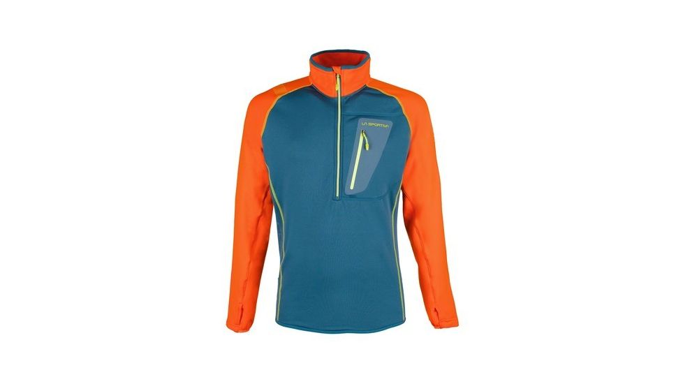 La Sportiva Enterprise Pullover Skimountainnering - Men's, Ocean/Lava, Medium B65-606201-M