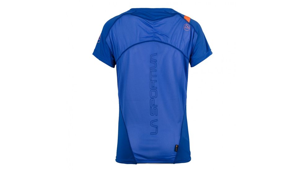 La Sportiva Etesia T-Shirt - Women's, Marine Blue/Cobalt Blue, Small K65-612613-S