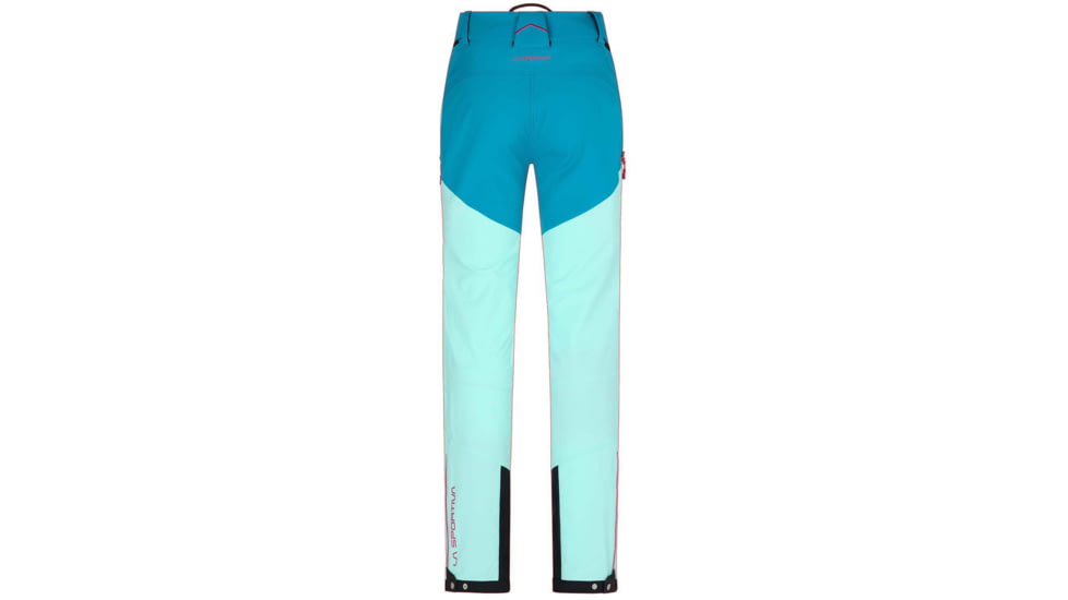 La Sportiva Excelsior Pant - Womens, Crystal/Turquoise, Extra Small, M28-635616-XS