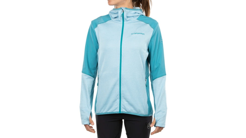 La Sportiva Existence Hoody - Womens, Celestial Blue/Topaz, Large, Q34-625624-L