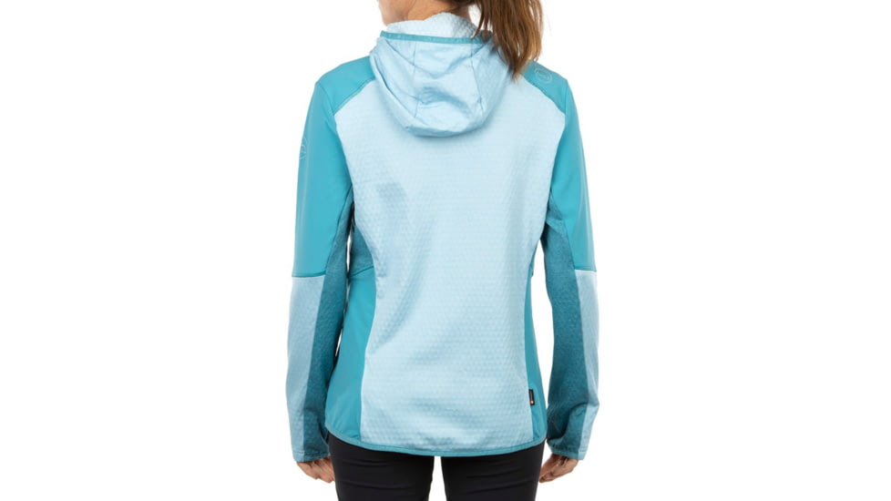 La Sportiva Existence Hoody - Womens, Celestial Blue/Topaz, Large, Q34-625624-L