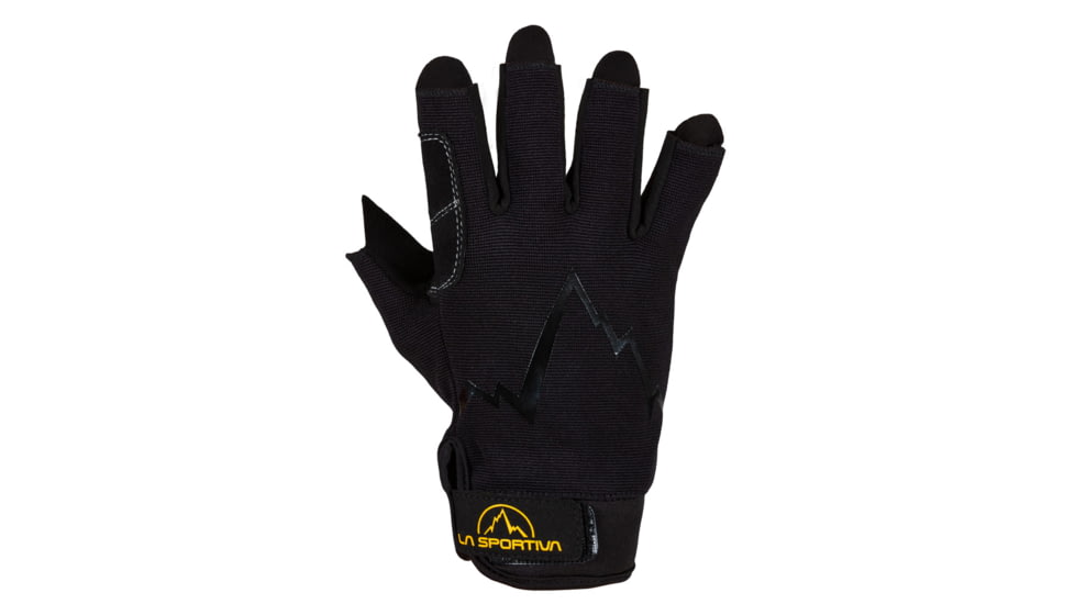 La Sportiva Ferrata Gloves, Black, Small, Y57-999999-S