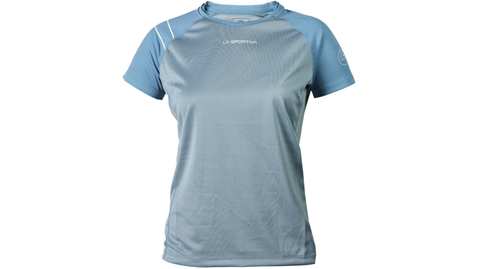 Flight T-Shirt - Womens-Ice Blue/Malibu Blue-X-Small