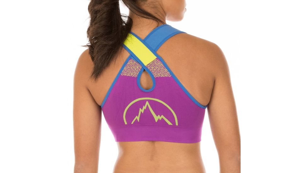 La Sportiva Focus Top - Women's, Purple/Apple Green, Small I84-500705-S