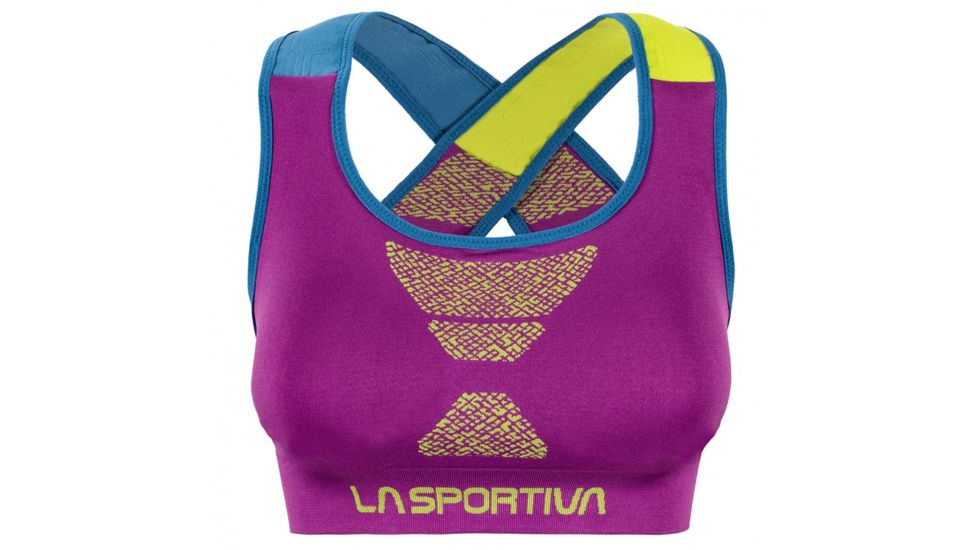 La Sportiva Focus Top - Women's, Purple/Apple Green, Small I84-500705-S