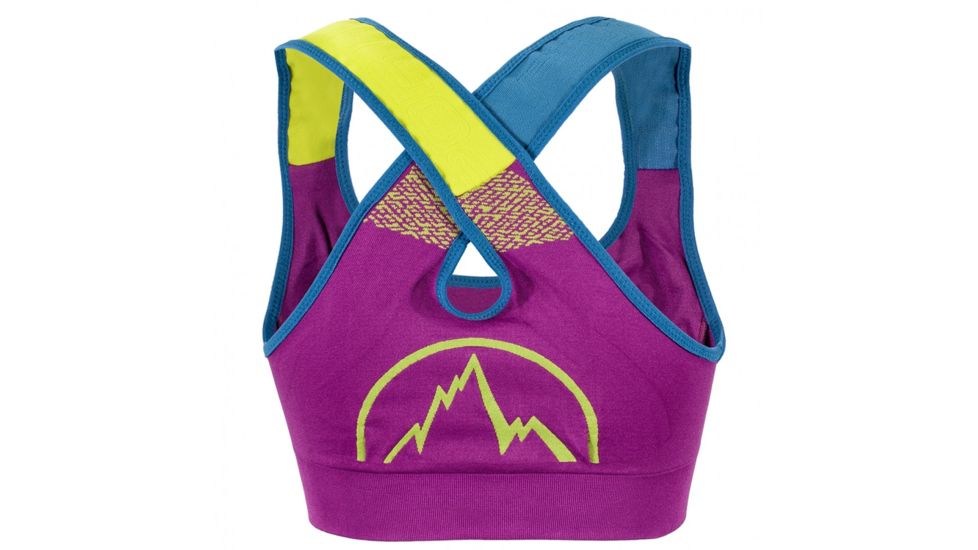 La Sportiva Focus Top - Women's, Purple/Apple Green, Small I84-500705-S