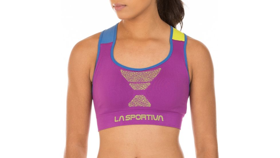 La Sportiva Focus Top - Women's, Purple/Apple Green, Small I84-500705-S