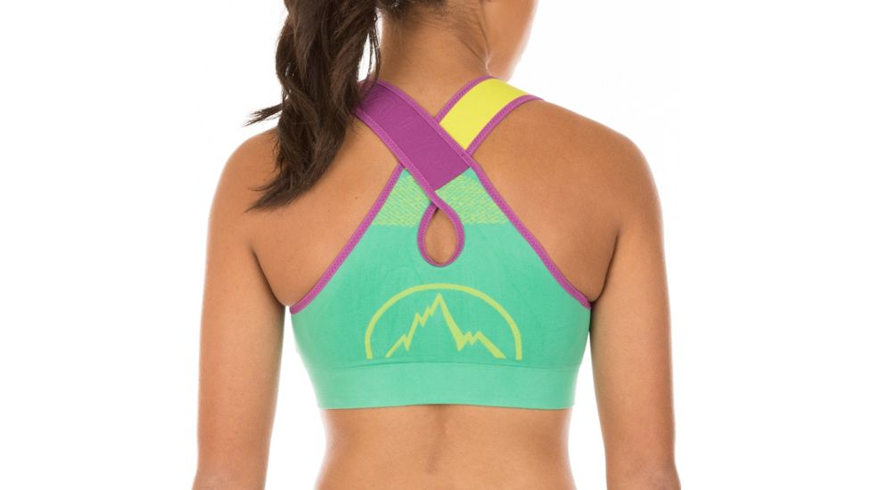La Sportiva Focus Top - Women's, Jade Green/Purple, Extra Small I84-704500-XS